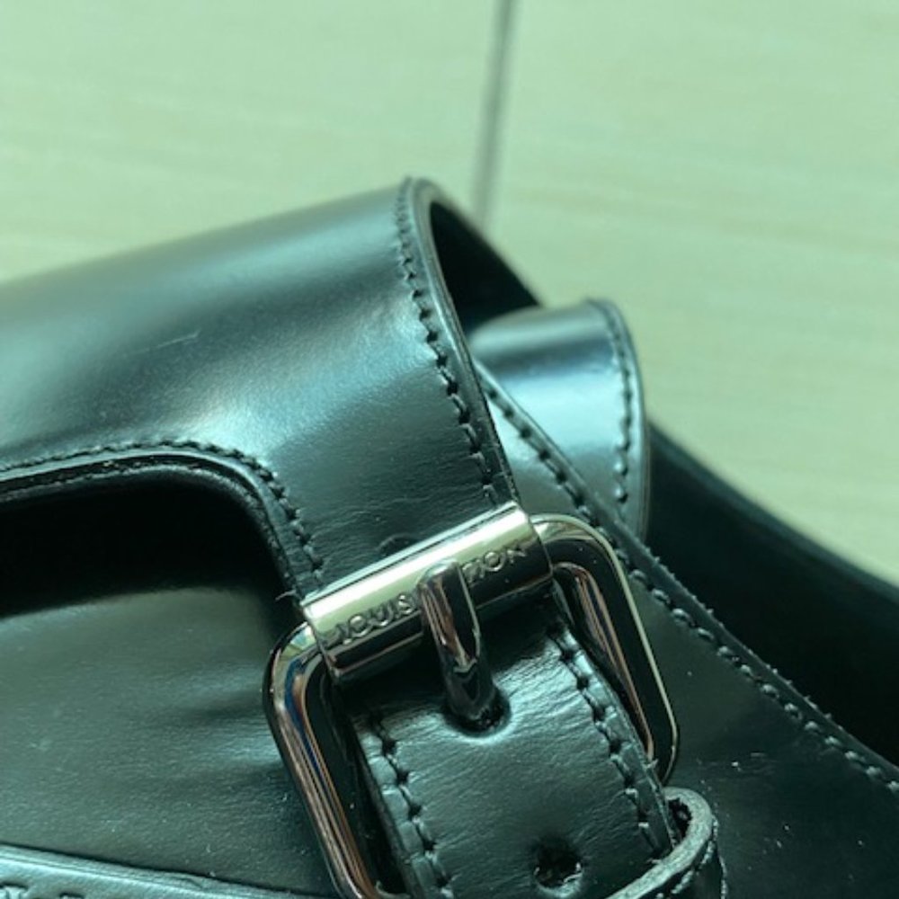 Louis Vuitton Men's double monk strap loafers - Picture 6 of 13